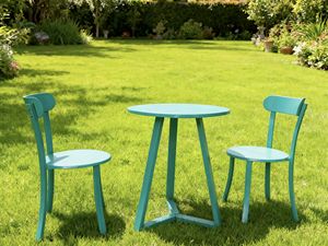 हल्के मजबूत 3 पीसी लोहे के बिस्ट्रो सेट आउटडोर डाइनिंग सेट प्रीमियम पैटिको फर्नीचर कारखाने की कीमत बड़ी पदोन्नति - Product Image 6