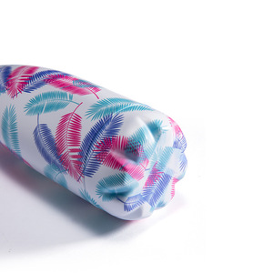 Stainless Steel Tumbler 500Ml Double Wall Insulated Travel Bottle With Tropical Leaf Design - Product Image 2