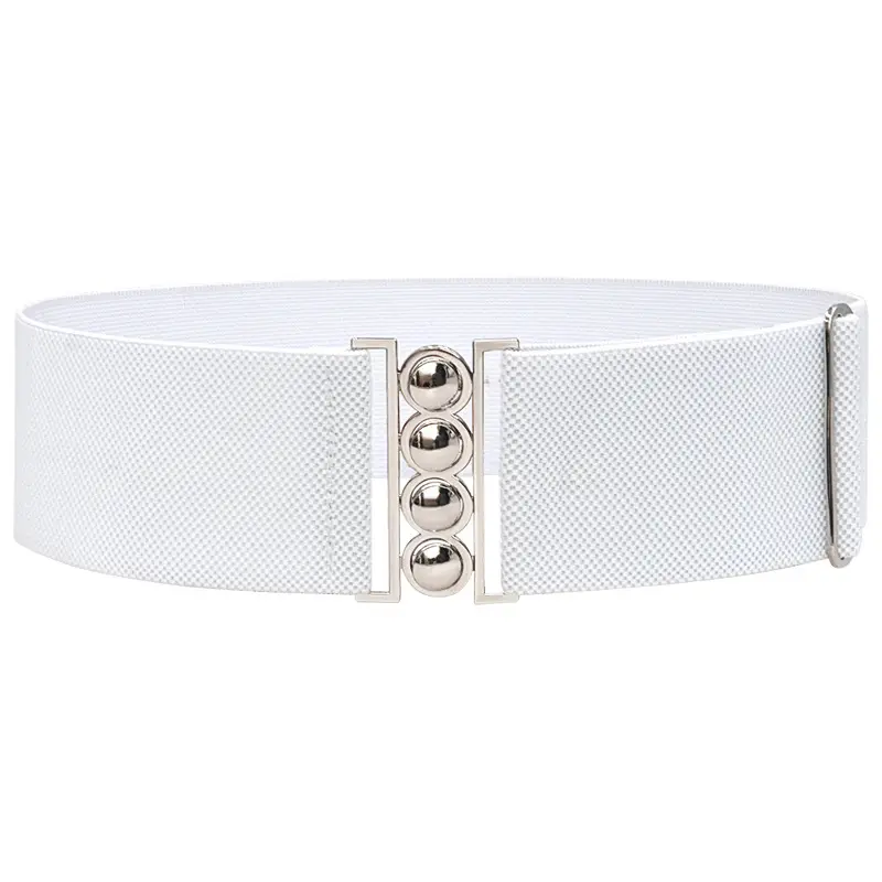 Cinturones informales de decoración juvenil Simple de tendencia Retro, nuevo diseño de diseñador de moda, cinturón ancho elástico para mujer