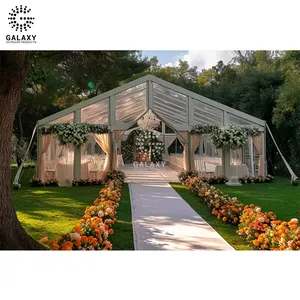 Australian standard 500 people capacity frame banquet clear top marquee tent for outdoor