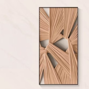 Decorazione Murale 3D Moderna di Alta Gamma, Design Astratto, Stampa Digitale su Carta, Decorazione in Cristallo <span class=keywords><strong>e</strong></span> Porcellana - Product Image 3