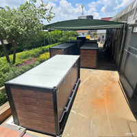 Unité de salle de bain préfabriquée portable moderne de 20 pieds en panneaux sandwich japonais, avec douche, toilettes et ventilateur d'extraction, pour adultes et espaces publics