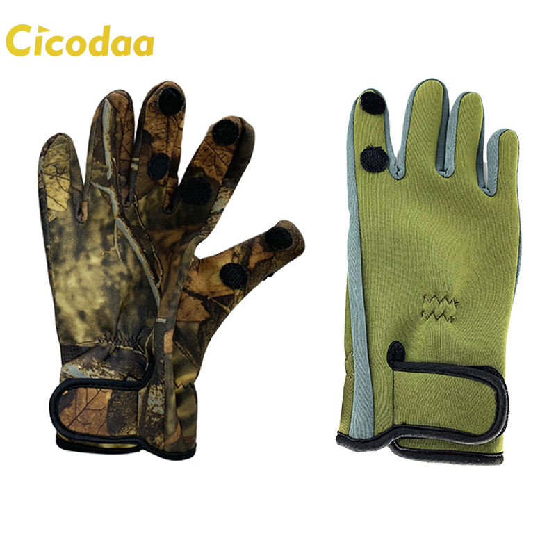 Wholesale Custom Fishing Gloves Wear Resistant