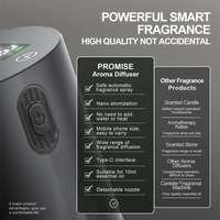 Diffuseur d'arôme de voiture sans eau intelligent USB Mini écran tactile numérique portable parfum d'huile essentielle parfum d'air