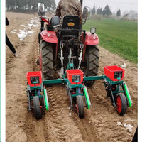 Semoir d'arachide de rangée du semoir deux de maïs/soja de précision équipé du motoculteur