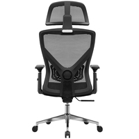 Chaise de bureau de direction de haute technologie 100 mm avec vérin à gaz - Cadre en acier réglable en hauteur ergonomique