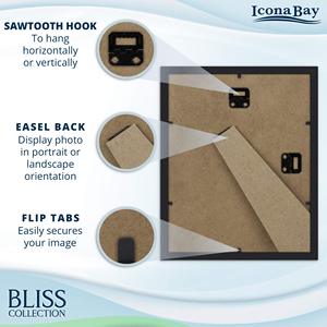 Wholesale Simple Picture Wall Hanging Plastic Photo <b>Frame</b> Wood Grain Color Platform Budget-Friendly Wall Art Decoration - Product Image 3