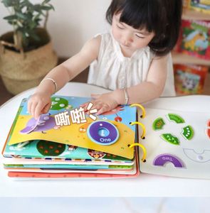 Libro Sensorial de Desgarro para Bebés, Juguete Educativo Temprano, Libro de Pegatinas Mágicas para Guardería, Rompecabezas de Papel - Product Image 1
