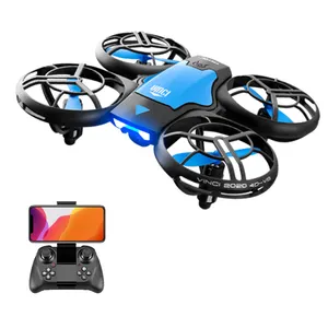 New V8 Mini Drone 4K 1080p HD máy ảnh Wifi FPV áp suất không khí chiều cao duy trì có thể gập lại quadcopter rc dron Đồ chơi Quà Tặng