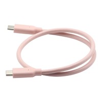 Cable USB 3.2 C a C DFX de 100W, 2M, 20Gbps, 4K60Hz con Conector E-Marker Chapado en Oro y Revestimiento de PVC para iPhone 17, 18, MacBook y SSD
