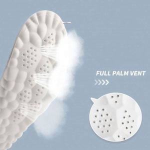 High Elasticity Latex Sport Insoles Soft Shoe <b>Pads</b> Arch Support Orthotic Breathable Deodorant Shock Absorption Summer Spring - Product Image 3