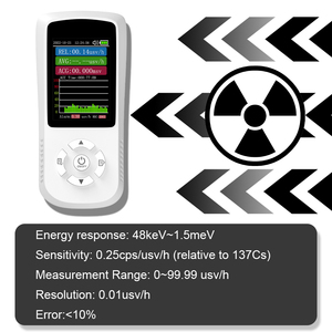 Monitoramento em tempo real e alarme mensurável 0 ~ 99.99usv/h Radiação Nuclear <span class=keywords><strong>Tester</strong></span> Detector Monitor com Exibição de Tela TFT-16 - Product Image 3