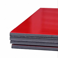 Matériaux de décoration de bâtiment, feuille composite en aluminium finition PVDF FEVE 4 mm, ACM ACP, panneaux muraux en aluminium