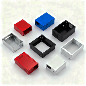 Custom Precision Iron Plate Punching Sheet <b>Metal</b> Fabrication Laser Cutting Plating Stainless Steel Distribution <b>Box</b> Enclosure - Product Image 2