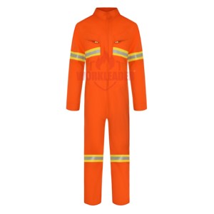 Tuta ad Alta Visibilità Ignifuga, Abbigliamento di Sicurezza Riflettente, Tuta da Lavoro - Product Image 1