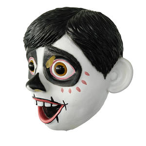 Máscara de Látex Realista y Divertida de Miguel de la Película <span class=keywords><strong>Coco</strong></span>, Máscara de Cosplay de Cabeza Completa, Casco de Disfraz para Fiestas de Disfraces - Product Image 2