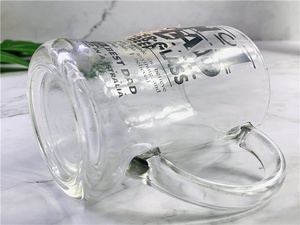 แก้วเบียร์โฮเอกาเดน บอโรซิลิเกต คุณภาพรับประกัน โปร่งใส สแตนเลส 445 มล. รับสกรีนโลโก้ - Product Image 4