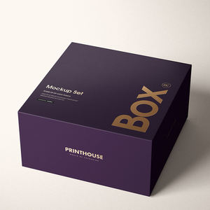 Boîte cadeau rigide personnalisée avec impression, boîte d'emballage cadeau, cadeaux en gros, boîte cadeau magnétique pliable avec couvercle magnétique - Product Image 4