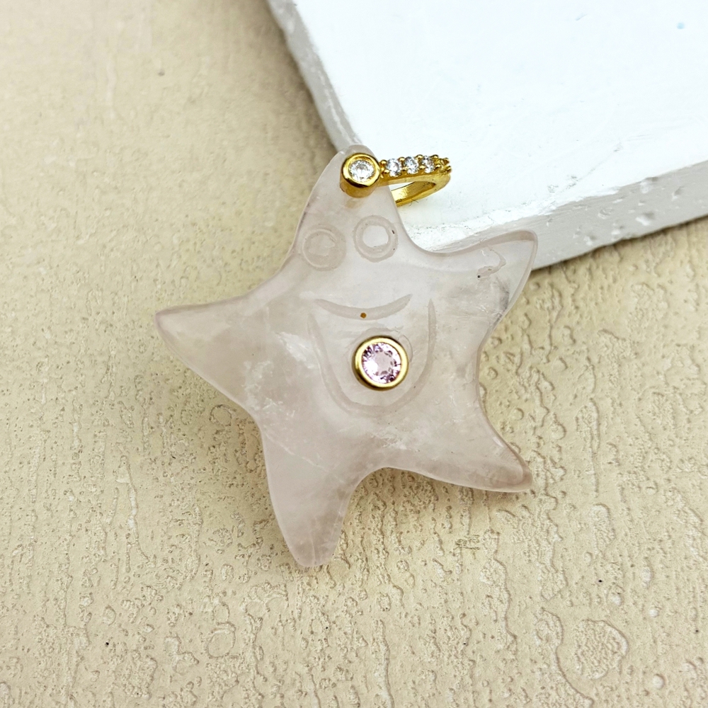 Quartz rose - dieu