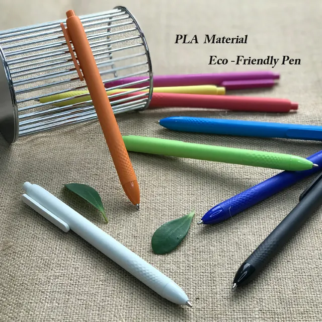 Promotional PLA Eco Friendly Ball Pen Corn Material 100% Biodegradable Pen Hot Sale