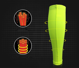 Futbol tekmelikler sıkıştırma manşonu petek pedleri buzağı desteği Shin atel - Product Image 5