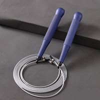 Corde à sauter en aluminium pour exercice aérobie de haute qualité avec roulements à billes câble en Nylon/PVC corde à sauter de course à vitesse rapide