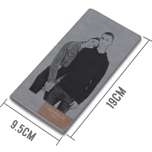 Ranoveo Nouveauté <span class=keywords><strong>Portefeuille</strong></span> long pour <span class=keywords><strong>homme</strong></span> personnalisé avec gravure <span class=keywords><strong>photo</strong></span>, fermeture à glissière, cadeau personnalisé, doublure en polyester - Product Image 5