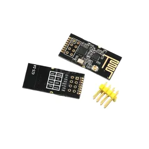 Tejiate GT-24 Module sans fil 2.4G NRF24L01 + PA + LNA Transmission numérique de qualité industrielle 1100M de Distance SMD/DIP/Mini