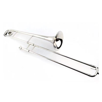 B-flat tenor trombone drawpipe wind instrument nickel-plated wholesale