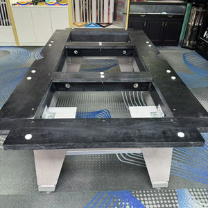 Table de billard professionnelle de tournoi 9FT avec plateau en ardoise et support en bois, coussinets en caoutchouc de qualité supérieure, et coussinets en MDF pour le billard - Product Image 5
