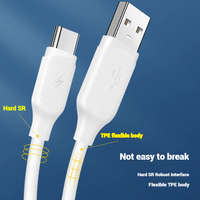 Offre Spéciale Accessoires Mobiles 3A Cordon de Charge Rapide Tpe Type c Téléphone Usb c Câble de Charge pour Android oppo vivo