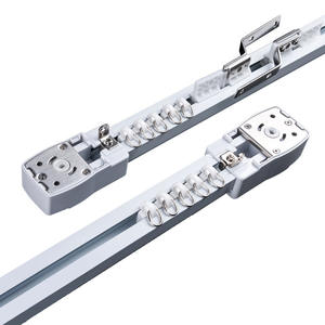 Rail de <span class=keywords><strong>rideau</strong></span> <span class=keywords><strong>électrique</strong></span> intelligent à longueur personnalisée avec rail droit DOOYA Old <span class=keywords><strong>Somfy</strong></span>, épaisseur 1,5 mm, 82 accessoires de boîte d'entraînement - Product Image 1