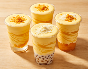 Polvo de Espuma de Queso con Yema de Huevo Salada para Té de Burbujas, Té con Leche, Bebidas Frías, Postres, Venta al por Mayor para Tiendas - Product Image 4
