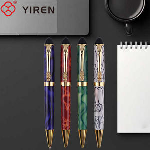 यिरेन ने रंगीन रंग हस्ताक्षर पेन लक्जरी लुगलन संगमरमर के फव्वारे पेन उपहार बॉक्स में - Product Image 3