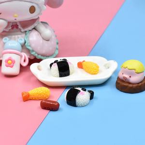 Lindos Modelos de Resina 3D de Comida Japonesa, Adornos Planos de Resina, Cabujones de Resina, Juguetes de Cocina para Niños - Product Image 3