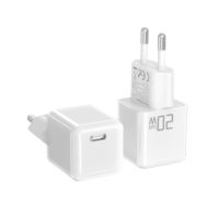 Mini chargeur mural PD 20W Ice Cube, prise EU, certifié CE, adaptateur de charge rapide pour iPhone 15 14 13 12 iPad Pro