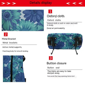 Chariot de courses portable en gros, grand espace de rangement, roues flexibles, pliable, robuste pour les jeunes et les activités extérieures - Product Image 5