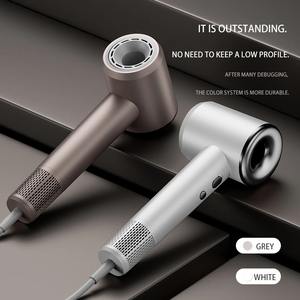 Nuevo Secador de Pelo de Alta Velocidad para el Hogar con Iones Negativos, Luz Indicadora de Tres Colores, Alta Potencia, Secado Rápido, Sin Aspas, Multifunción - Product Image 1