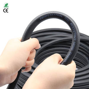 خرطوم مطاطي محبوك بالجملة من المصنع، مقاس 1/4 إلى <span class=keywords><strong>2</strong></span> بوصة، خرطوم أسود للماء والهواء والزيت والبنزين، خرطوم وقود NBR الأكثر مبيعًا - Product Image 4