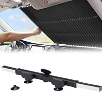 Pare-soleil de pare-brise avant pliable personnalisé 2025, protection multiple, pare-soleil rétractable, accessoires de voiture
