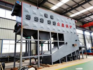 Chauffe-huile thermique à tubes de fumée à biomasse - Chaudière horizontale multi-combustibles Zhongxin YGW pour chauffage industriel - Product Image 2