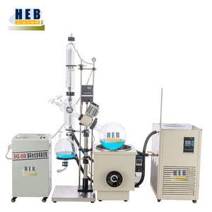 Évaporateur rotatif sous vide électrique numérique avec refroidisseur, pompe à vide, <span class=keywords><strong>chauffage</strong></span>, <span class=keywords><strong>bain</strong></span> <span class=keywords><strong>d</strong></span>'eau ou <span class=keywords><strong>d</strong></span>'<span class=keywords><strong>huile</strong></span> en acier inoxydable, 20L, installation pilote - Product Image 1
