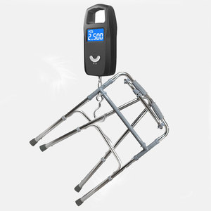 Usine en gros Portable en acier inoxydable pliant réglable marcheur âgé avec roue - Product Image 6