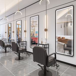 Miroir mural LED en verre spécial pour salon de coiffure, mobilier de salon moderne à succès en 2026, pour hôtel et salle de bain - Product Image 1