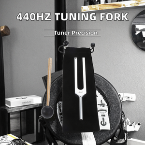 Afinador de Precisión para Violín, Guitarra, Piano e Instrumentos Musicales, Diapasón de 440 Hz A440, Martillo de Silicona, Manual, Incluye Bolsa de Almacenamiento - Product Image 2