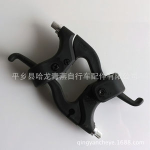 Palancas de Freno para Bicicleta, Cuerpo de Aluminio Forjado, Ajustables, 2 Dedos, Pastilla de Metal Compuesto, Ajuste Universal - Product Image 1