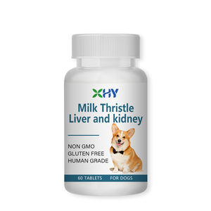 애완 동물 보충 간 및 신장 건강 정제 간 및 신장 기능 향상을위한 보충 교재 정제 우유 엉겅퀴 정제 - Product Image 1