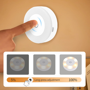 Lampe tactile à <span class=keywords><strong>LED</strong></span>, fonctionnant <span class=keywords><strong>sur</strong></span> piles, à coller, sans fil, <span class=keywords><strong>éclairage</strong></span> sous l'armoire pour placards, cuisine - Product Image 6