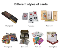 Cartes à jouer en PVC de haute qualité pour Noël et le Nouvel An, boîte cadeau de qualité avec poker en plastique pour les cadeaux de vacances
