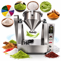 Système automatique de mélange de poudres pour mélangeur rotatif et mélange de pigments colorants plastiques